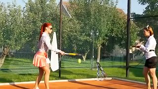 Catfight Between Pissed Off Wetlook Badminton Babes