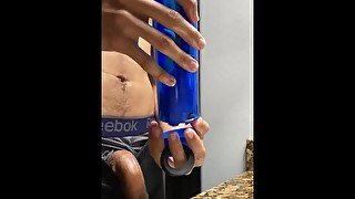 Blue penis pump