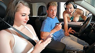 Drive Thru, Cum Through Video With Van Wylde, Kenzie Love - Brazzers