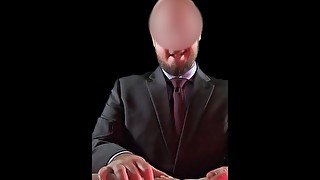 Vertical Video: Female POV Caught Masturbating by Man in suit: FPOV Sexual fantasy