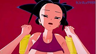 Kefla and I have deep sex in a love hotel. - Dragon Ball Super POV Hentai