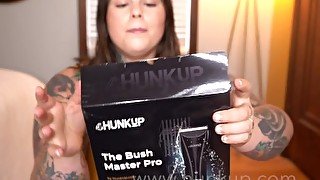 Shaving off my Bush with HunkUp!