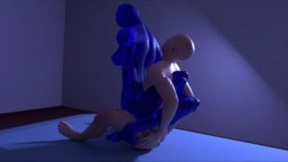 Blue Slime Girl Fuck