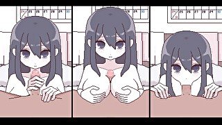 【H GAME】汚部屋の姫♡Hシーンまとめ① 手コキ フェラ パイズリ