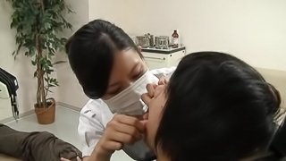 Ria Mikotori the Japanese dentist in 69 position