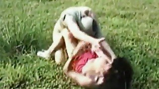 Mature Skank Outdoor Catfight