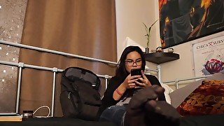 Asian Princess Kaii Wiggles Her Toes In Nylon Stockings After Long Day At School