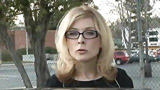 MILF Nina Hartley Takes Two Black Cocks