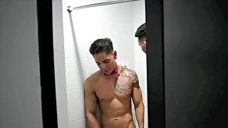 Stripper in the shower Cum Show for Exotic Guys