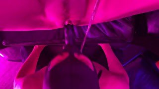 Mistress let her servant fuck her with dildo mask (switch)