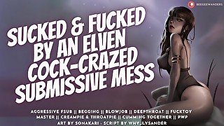 Ravenous Elf Girl Can't Get Enough of Your Cock & Begs For Your Cum  Audio Roleplay