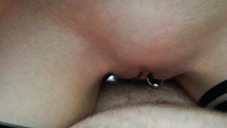 POV sex - licked the sperm out of my pussy