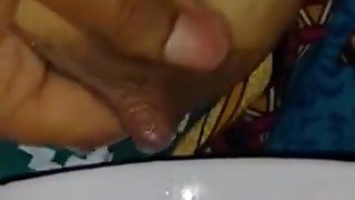 Mexican girl milking her tits 2