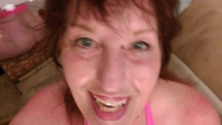 V 481 Dirty talking in pink crochet with gorgeous MILF DawnSkye