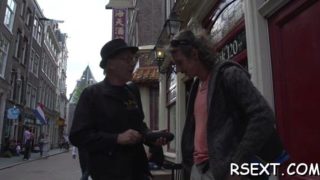 Dude gets amsterdam service