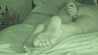 NIGHT VISION CAPTURES WIFE'S MULTIPLE ORGASMS WHILE LISTENING TO PORN-HOT