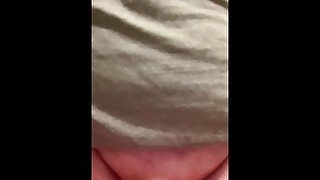 Chubby sissy masturbates until he blows his load