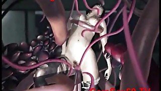 Tentacles hot hentai porn video