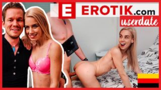 Skinny blonde teen Nesty loves a good cock insertion! (GERMAN)