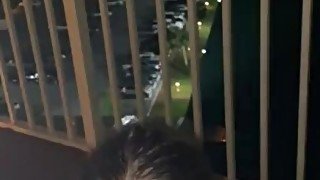 Oceanview balcony fuck