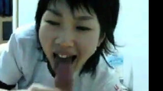 Horny Korean Amateur GF Masturbation BJ Fuck