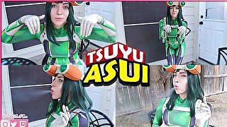 Tsuyu Asui's Smoke Break 2 (MY HERO ACADEMIA COSPLAY)