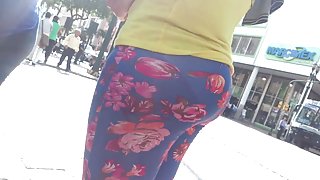 Chola Ricota leggins Floreados Transaparencia Calzon