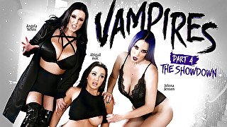 Abigail Mac Jelena Jensen Angela White in VAMPIRES: 4: The Showdown - GirlsWay