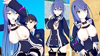 【エロゲーコイカツ！】VTuber エトラ3DCG巨乳アニメ動画(バーチャルYoutuber)[Hentai Game Koikatsu! Etra(Anime 3DCG Video)]