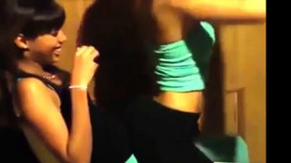 Teen lesbian lap dance