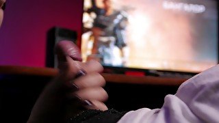 BLOWJOB while I playing APEX LEGENDS, ORAL CREAMPIE, CUM IN MOUTH 4K