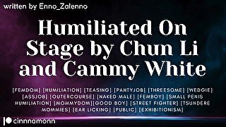 Humiliated On Stage by Chun Li and Cammy White  FF4M ASMR Audio Roleplay  Street Figter Inspired