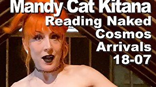 Mandy Cat Kitana reading naked The Cosmos Arrivals