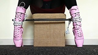 teen 18+ tied in ballet boots