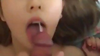 When an Asian fuckdoll deserves to swallow your hot cum