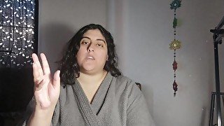 JOI game femdom CEI latina domme makes you eat your cum and edge like crazy