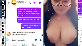 Sexting Cheating Girlfriend Caught