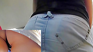 Jeans upskirt episode for u mates