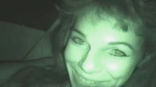 Crackhead nightvision pussy flashing during interview about