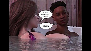 Busty Brunette Cheats & Fucks Her Best Friends Teenaged BBC (3D Comic)