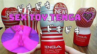 【個人撮影】TENGAを使って最高のオナニーを目指す！(≧▽≦)　新感覚で大量射精しちゃいました。　/Hentai Japanese Amateur Hand Job CUM