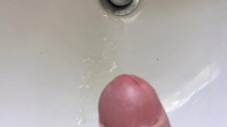 Close up huge cumshot