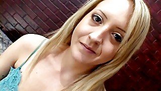 Blonde teen got screwed by a horny dude