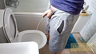 Many views of a long hot piss