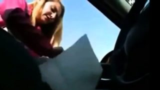 Handjob Through The Car Window