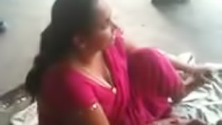 Busty Indian MILF is talking about sex on the train station