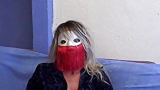 The masked slut