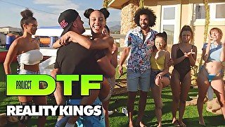 Reality Kings - Dudes & Stunning Babes Enjoy The Swimming Pool & End Up Fucking Each Other