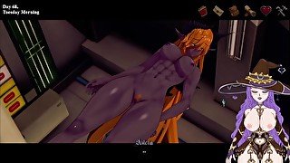 Horny giantess claims my cock in Corrupted Kingdoms / Part 26 / VTuber