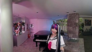 Lola Fae As IBUKI MIODA Saying Thanks And Letting You Fuck Her in Virtual Reality DANGANRONPA Parody